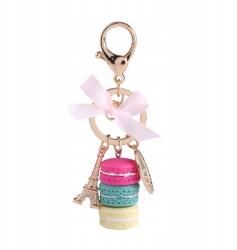  Macaron Eiffel Torony Kulcstartó Táska Medál Deko Medál (Gnvshiyaos233)