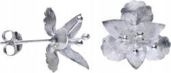 Lovrin Ezüst fülbevaló 925-ös tűzős virág 1, 46g egyedi bedugós ajándék (Lovrin 48577)