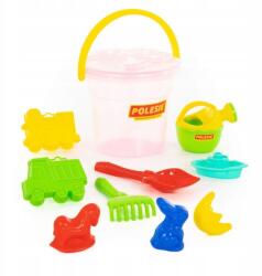 Polesie Homokozó Játék Szett Vödör Lapát Forma Homokozóba És Tengerpartra (ZESTAW ZABAWEK PIASKU WIADERKO GRABKI FOREMKI)