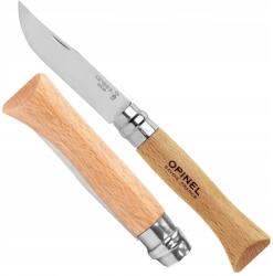 Opinel Összecsukható Turista kés Opinel 10 Inox bükk Edc Clip Point (123100)