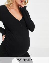 Lindex Kismama Pizsama Felső, Fekete