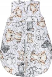  TupTam Gyerek hálózsák, egész éves, ujjatlan, bélelt, szafari mintás, 56/62 cm (notapplicable)