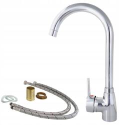 Focus Sanitar Konyhai Mosogató Csaptelep, 360°-ban forgatható, króm, magas pultra szerelhető (STM-1080)