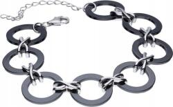 Lovrin Ezüst karkötő 925 kerámia körökkel, 10, 22g, medálokkal, nőknek (Lovrin 54046)