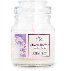 Purple River Szójaviasz illatgyertya Creamy Shower 113 g (4260725362913)