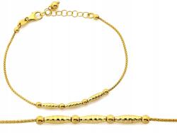 Lovrin Elegáns, 585-ös arany damil gyémántcsiszolású szemekkel és állítható kapoccsal, 14 karátos (Lovrin)