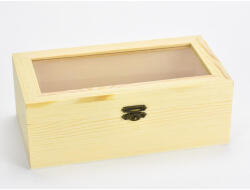  Natúr átlátszó tetős doboz - papelito