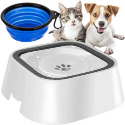 Purlov 1, 5 literes itatótál kutyáknak és macskáknak, utazó tálkával (24342)