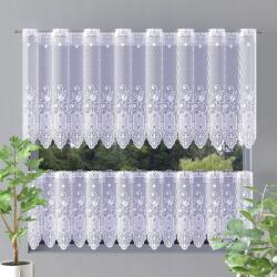 Wisan Elegáns irigység jacquard fehér mintás 120 cm Iris 648255 méter (AW648255120)