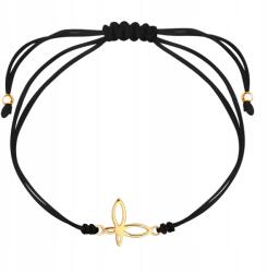 Lovrin Arany karkötő 585 fekete zsinóron, pillangóval, ajándékba (62511184)