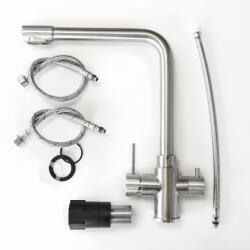 Odus Háromutas Rozsdamentes Acél 304 Konyhai Mosogató Csaptelep (OD-C9FILTRO)