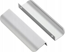 Ravinte szekrényfogantyú, bútorfogantyú 128 mm ezüst színű, 25 db (S801)