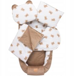 Jukki 5 Részes Baba Szett XXL Velvet Babafészekkel - allegro - 26 210 Ft