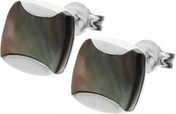 Lovrin Ezüst fülbevaló 925 Négyzet alakú Gyöngyház 3, 10g ajándékba nőknek (Lovrin 58169)