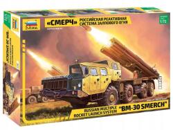 Zvezda Makett készlet katonai 5072 Többszörös Rakéta Indító Rendszer "smerch" (1: 72) (5072)