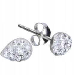 Lovrin Női ezüst fülbevaló 925, kristályokkal díszítve, divatos, neki való