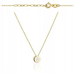 Lovrin Arany nyaklánc fehér cirkóniával 585 14k 1.47g születésnapra ajándékba (58717634)