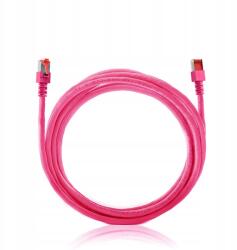 KELine Cat 6 patch kábel, S-ftp, Lsoh, 0, 5 m, magenta (PC-C6-S-005-VT)
