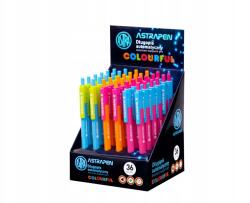 Astra Astrapen Színes, Golyóstoll 0, 6 mm, kék, állvány, színkeverék, (201022015)