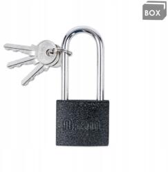 Maan 40 mm-es öntöttvas lakat hosszú kengyellel, rápattintható (0354)