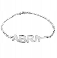 Lovrin Ezüst 925 karkötő ABRh- vércsoporttal, rolo fonattal, divatos ajándék (Lovrin108097)
