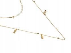 Lovrin 925-ös ezüst nyaklánc harangokkal, divatos női choker medállal (Lovrin 64504)