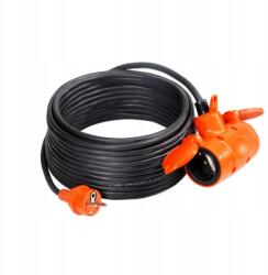 MAAN Műhely hosszabbító dupla aljzattal IP44 3x1, 5mm 10m (6900)