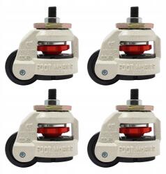  Mozgó asztali görgők, 4 db-os GD-60S nylon kerékkészlet, teherbírás 1000 kg (8050265941275)