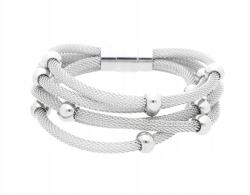  CKR781 ezüst színű karkötő sebészeti acélból (2758)