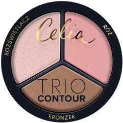 Celia Kontúrozás púderben 3 Celia Többfunkciós arckontúrozó szett (5900525098481)