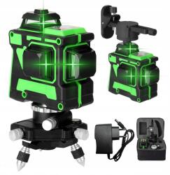  Poziomnica Laser Poziom Krzyżowy 3D 360° 12 vonalas (KKmoon)