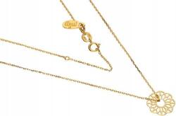 Lovrin Ezüstözött, 925-ös ezüst nyaklánc, áttört mintával, 1, 53g Tökéletes ajándék, divatos (Lovrin 52381)