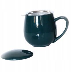 Cup&You Bögre befőzővel és fedéllel sötétzöld ajándék feleség férjének