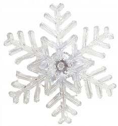  Led Karácsonyi Dísz Csillag 10cm Tapadókorong Hópehely Világító Ablak (OZDOBA DEKORACJA NA OKNO)