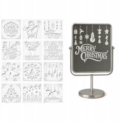 Allbag Sablonok Műhó Karácsonyi Díszek Minta Szett Többször Felhasználható (SZABLON005)