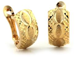 Lovrin Arany fülbevaló nőknek, 585-ös aranyból, 14 karátos ékszerész munkája (45935387)