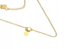 Lovrin Ezüst női nyaklánc 925 aranyozott lóhere medállal, ajándékba (Lovrin 64136)