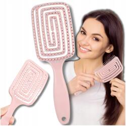 EdiBazzar Relaxáló rugalmas hajmasszírozó és hajformázó kefe univerzális (Relaksująca elastyczna szczotka do masażu)