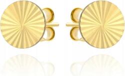 Lovrin Finom női fülbevaló 585-ös aranyból, tele gyémántozott karikákkal, ajándékba