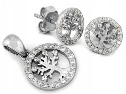 Lovrin Ezüst fülbevaló és medál 925-ös, szerencsefa motívummal, súlya 3, 33g ajándék (Lovrin)