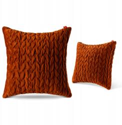Softimi Díszpárnahuzat 45x45cm Velúr Velvet 100% Dekoratív (DECO-PILLOW-45X45-PIK3-RUST)