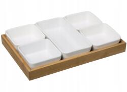 Secret De Gourmet Snack tálaló Tál szett Bambusz Tálca (173778)