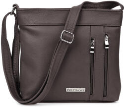 Beltimore Női postás táska bőr kézitáska tágas elegáns Beltimore (X95darkbrown)