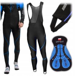 Ercole Kerékpáros Nadrág Téli XXL Férfi Kerékpáros Nadrág Pántos, Betétes (Spodnie na rower na szelkach zimowe R11-B-XXL)