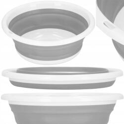 Lewer Miska Összecsukható Szilikon Univerzális Kerek Mosókosár Ruháknak Fehérneműnek 9L (Kosz na pranie 9L)