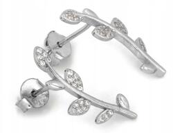 Lovrin Ezüst levél fülbevaló 925, súlya 1, 31g, magassága 7, 2mm, divatos mintával, ajándékba