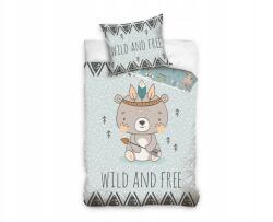 Carbotex Kétoldalas pamut ágyneműhuzat szett Wild And Free, 140/200+70/90, NL205 (NL205020-P)