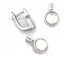 Lovrin 925-ös ezüst ékszerszett gyöngyházas fülbevalóval és medállal (Lovrin)