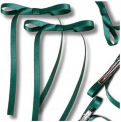  Hajdísz kapcsok masnikkal, masni szett 2 db zöld (Ozdobne spinki do włosów kokardki ozdoba)