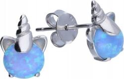 Lovrin 925-ös ezüst gyermek fülbevaló Unikornis opállal 1, 36g kislányoknak (Lovrin 45660)